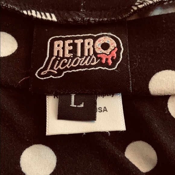 Rockabilly Polkadot Tee - Picture 2 of 3